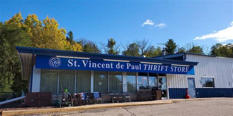 St vincent de paul society thrift store - Since 1930, the St. Vincent de Paul Society has been answering the need of the poor by providing clothing and household items. ... without raising the cost to users. That is why St. Vincent de Paul Store must also rely on the Society members and friends to stay in business. Location and Hours: 1298 Main Street, Buffalo, New York 14209